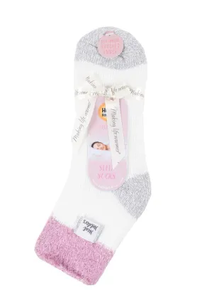 Women's Feather Top Sleep Socks